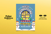 Winter Wonderland Flyer Template, a Flyer Template by Tiptop Graphic (Thumbnail 1 of 5)