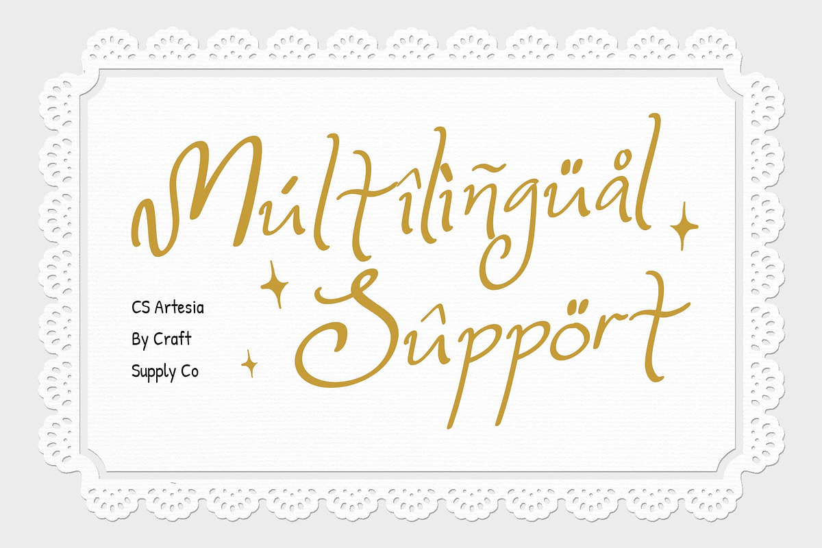CS Artesia – Whimsy Handwritten Font, a Handwritten Font by Craft Supply Co. (Photo 6 of 8)