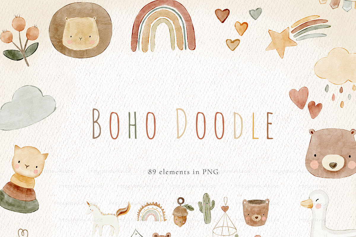 Boho Doodle, an Animal Illustration by heyiamalice (Photo 3 of 11)