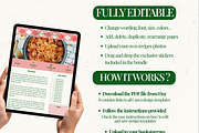 Printable family cookbook template, a Social Media Template by PixelBloomClub (Thumbnail 3 of 8)