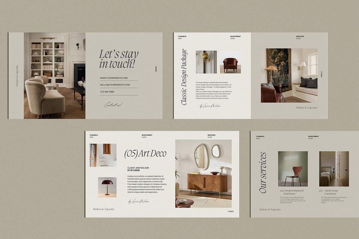 Interior Design Investment Canva, a Presentation Template by Amaré Creative (Photo 5 of 7)