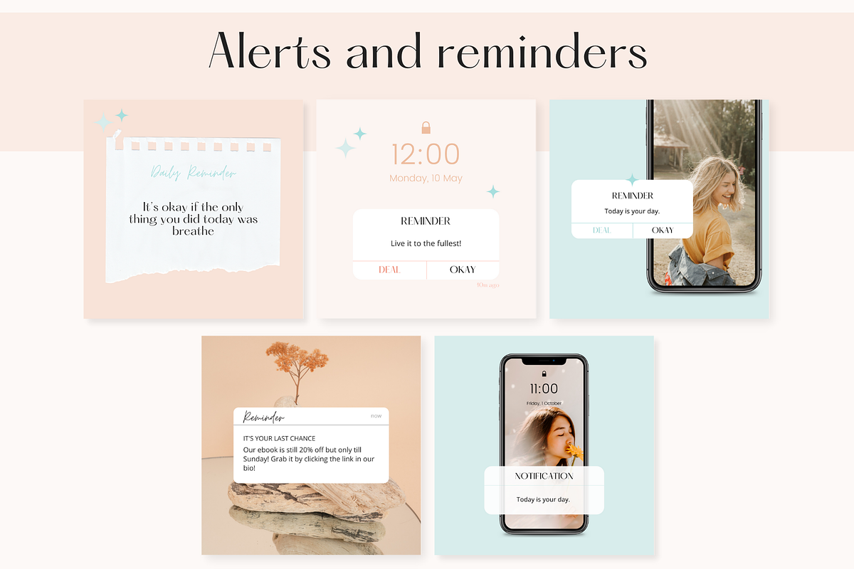 Instagram Creator Canva templates, a Social Media Template by DesignKora (Photo 4 of 19)