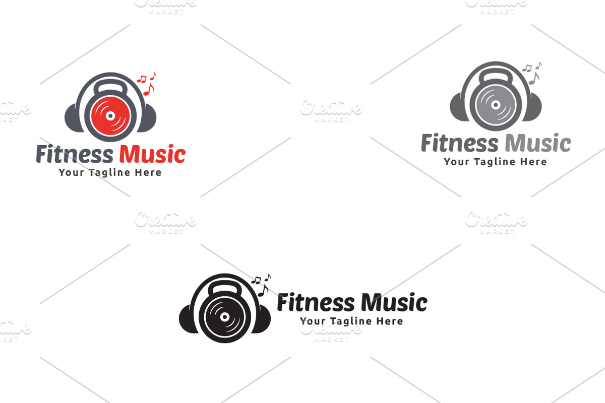 Fitness Music Logo, a Branding & Logo Template by Martin-Jamez (Photo 4 of 4)