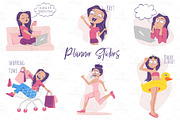 Printable Planner stickers, a Technology Illustration by Kate Snitser (Thumbnail 1 of 2)