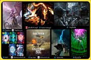 240+ Magic Hieroglyph Overlay Effect, an Object Graphic by Mikel Blazgad (Thumbnail 15 of 16)