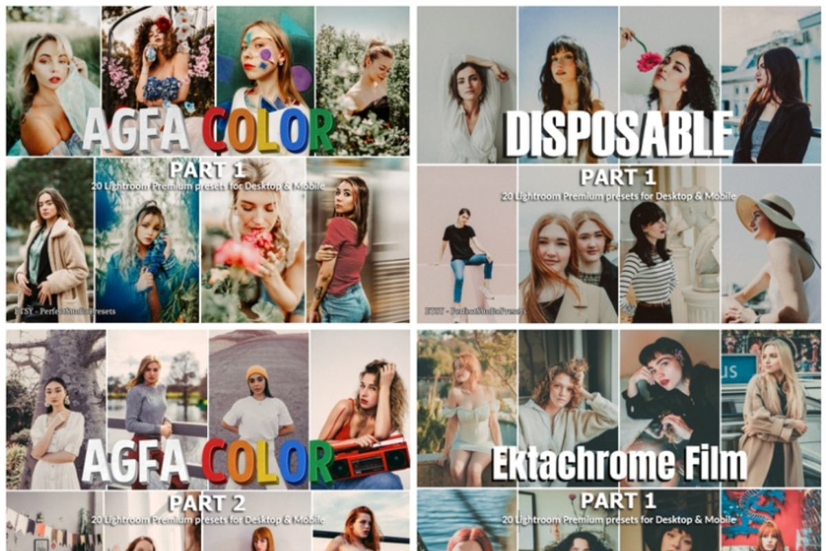 640+ Lightroom Presets All Retro, a Preset Add-On by PerfectStudioPresets (Photo 6 of 9)
