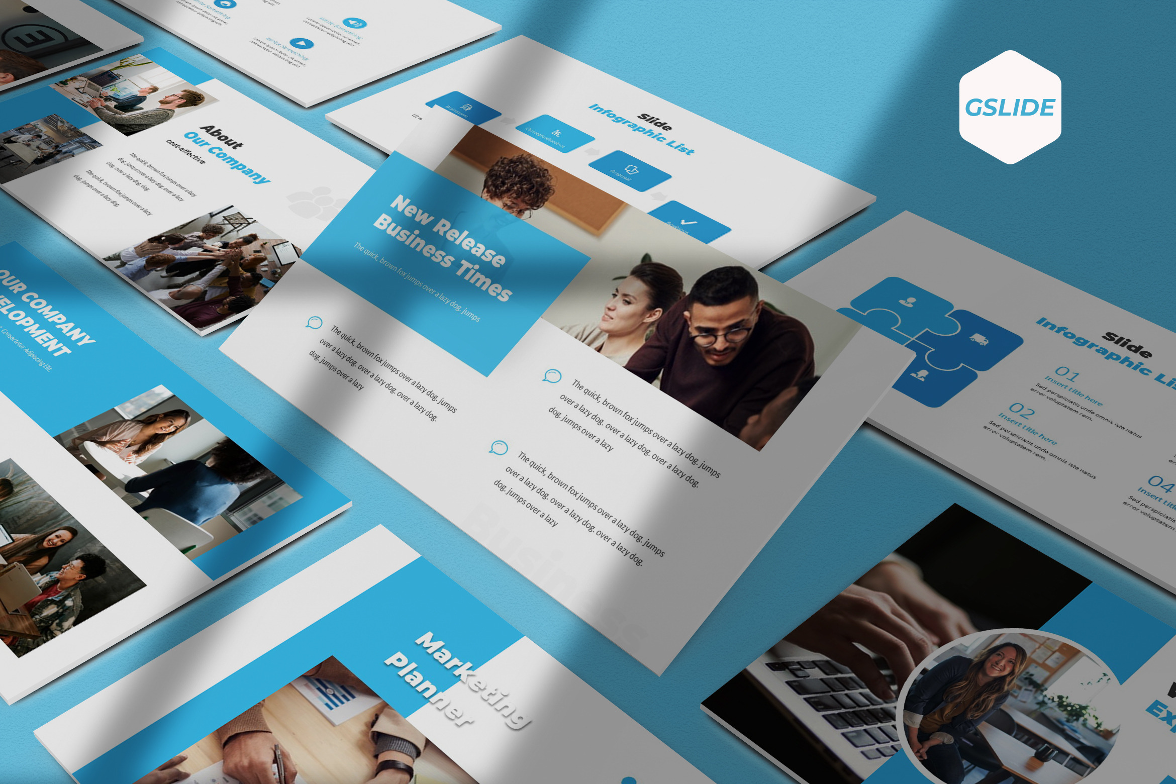 Annual - Google Slides Template, a Presentation Template by AQR Studio