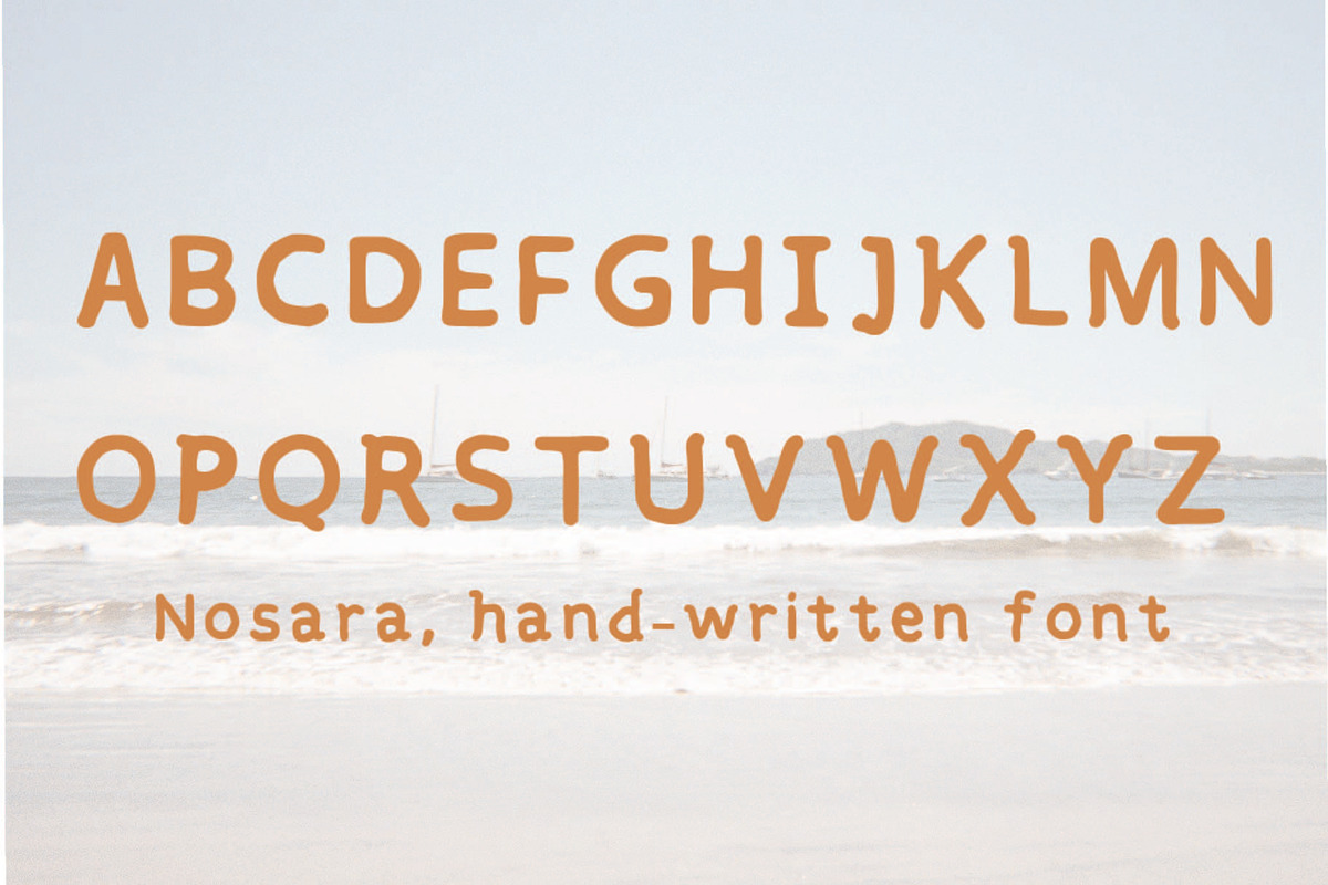 Nosara Type | Handmade Font, a Handwritten Font by KickStepDesign (Photo 3 of 3)