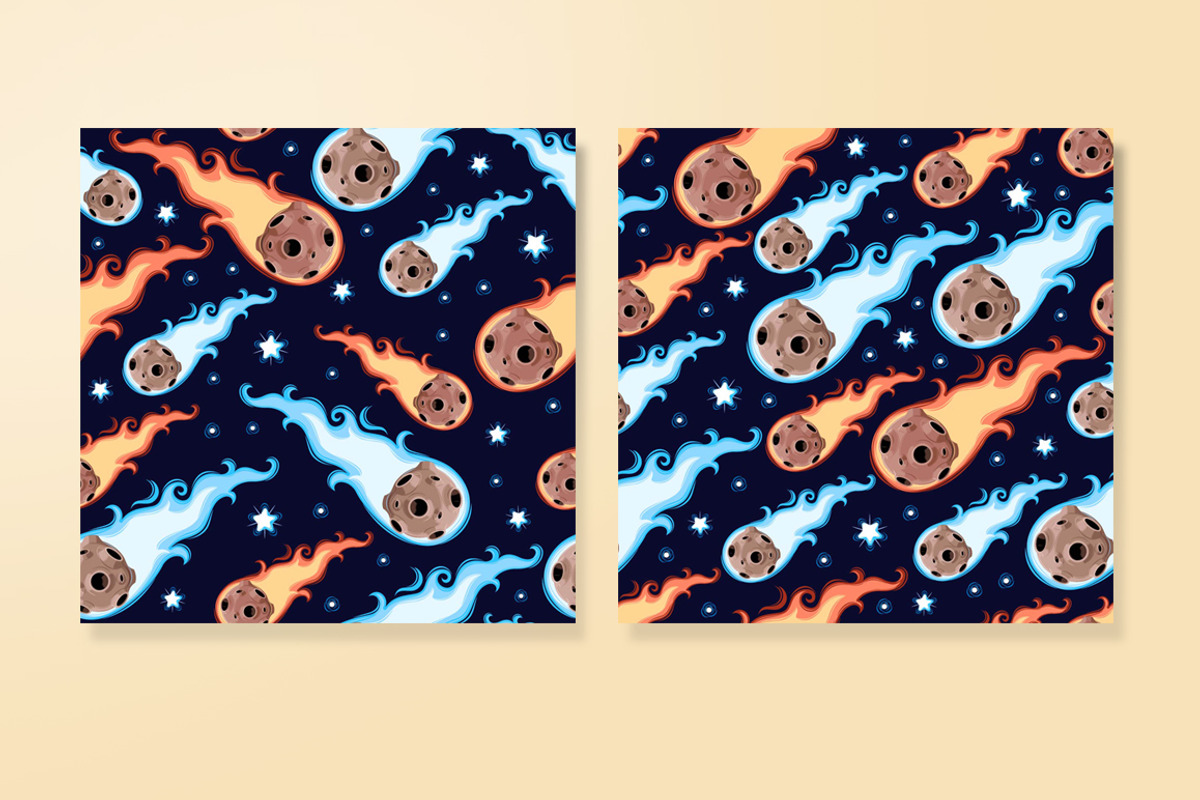 Vintage Space Patterns, a Pattern Graphic by GreyLilac (Photo 2 of 6)