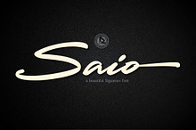 Saio - Signature Font