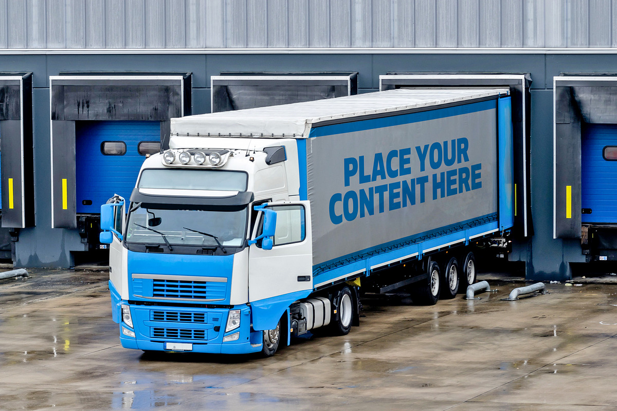 Truck Trailer Mockup Bundle #1, a Mockup by vraiana (Photo 14 of 26)