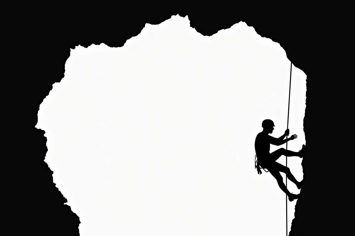 Mountain Climber Silhouette Set, an Illustration by Amazin_art (Photo 19 of 21)