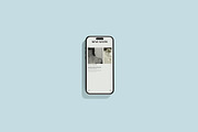 Carly iPhone Mockup Collection, an iPhone Mockup by Mockup Line (Thumbnail 7 of 9)