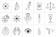 Magic Icon Set, an Outline Icon by NatalieArtShop (Thumbnail 4 of 16)