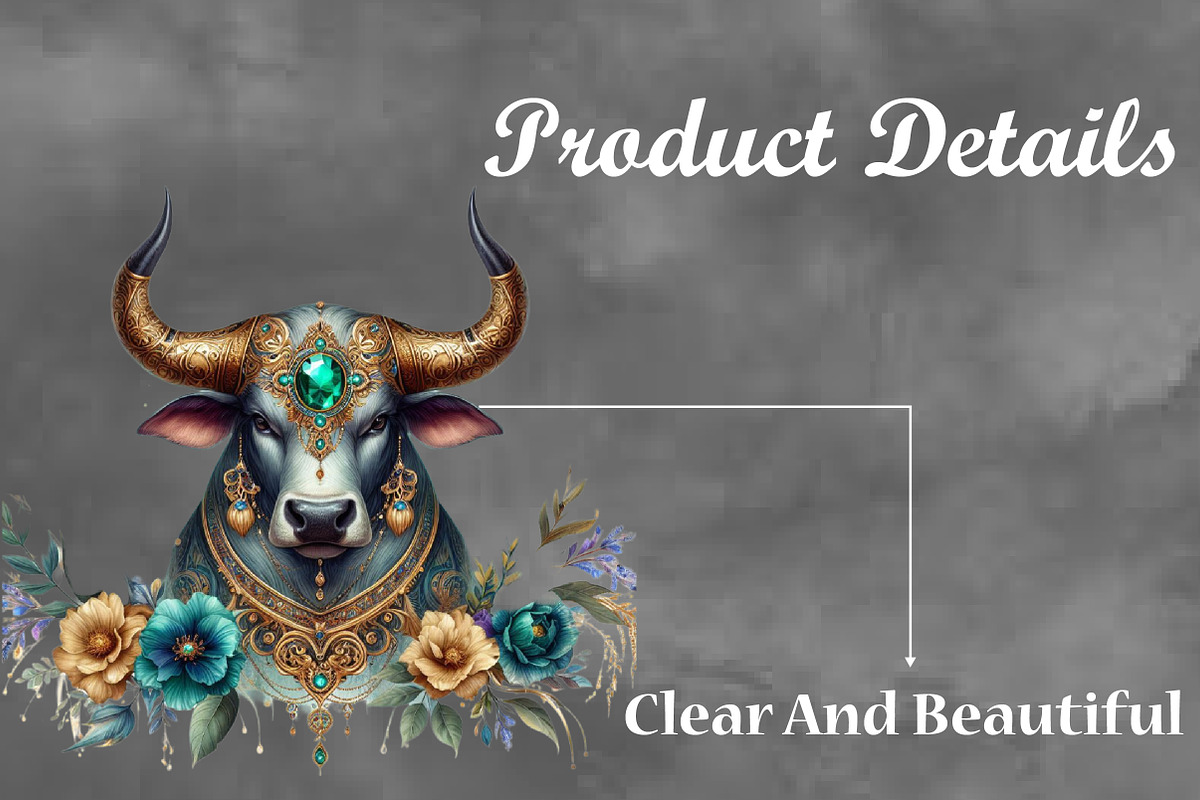 Watercolor Highland Cow PNG Clipart, a Seasonal Illustration by Craft Nest (Photo 5 of 6)