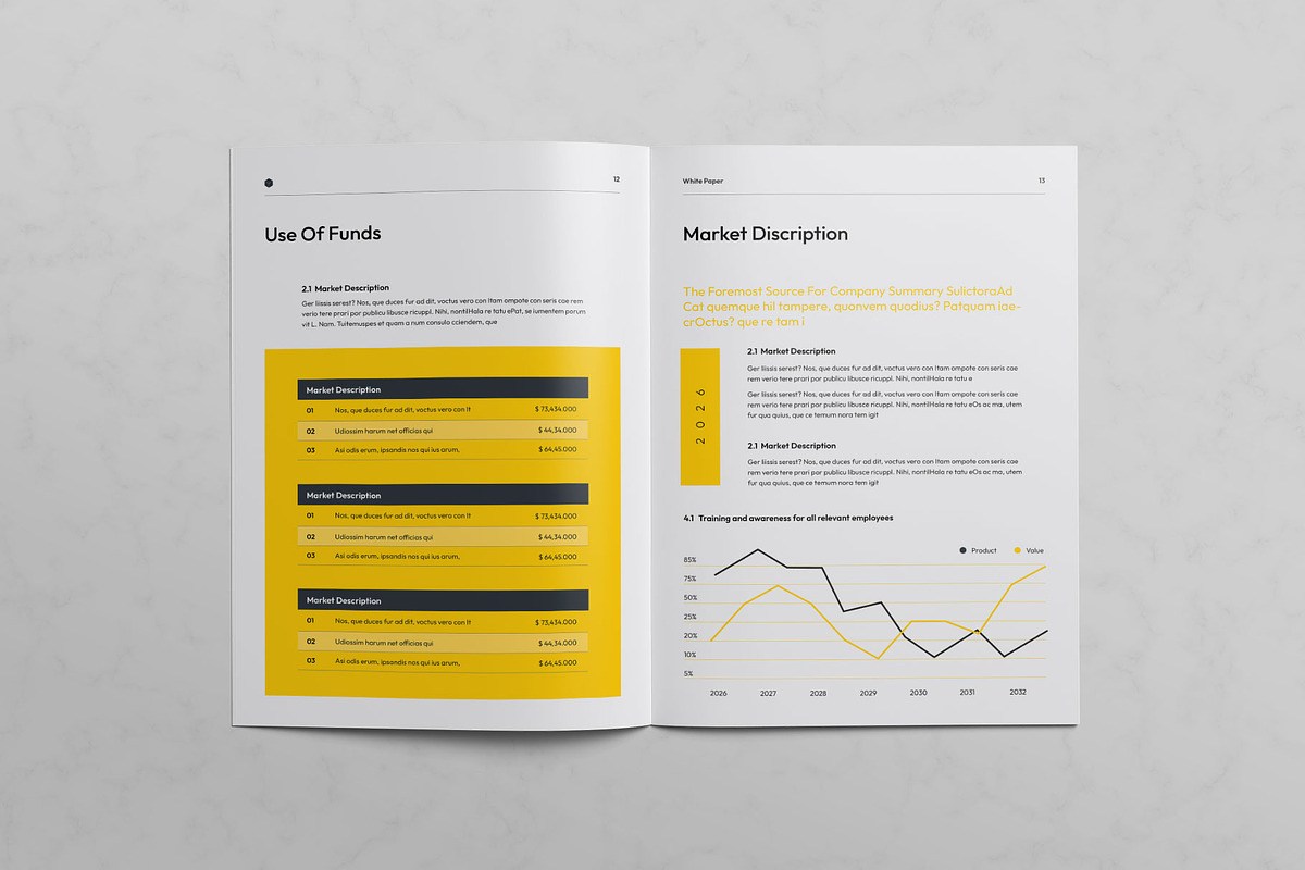 Business White Paper, a Brochure Template by KreateTribe (Photo 6 of 10)