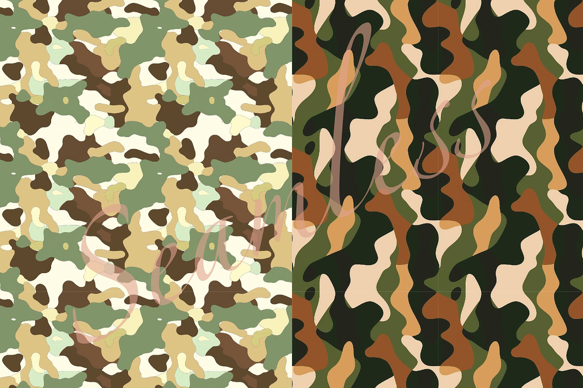 Duck Camo Seamless Patterns, a Pattern Graphic by DreamCafeArt (Photo 2 of 5)