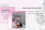 BEAUTY - social media template, a Social Media Template by Digital Breath templates (Thumbnail 4 of 4)