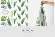 Tropical watercolor collection., a Pattern Graphic by BrushArtDesigns (Thumbnail 8 of 13)