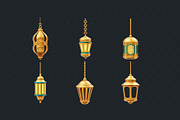 Golden Ramadan Ornament Decoration, an Object 3D Model by Creative Perspective (Thumbnail 4 of 5)