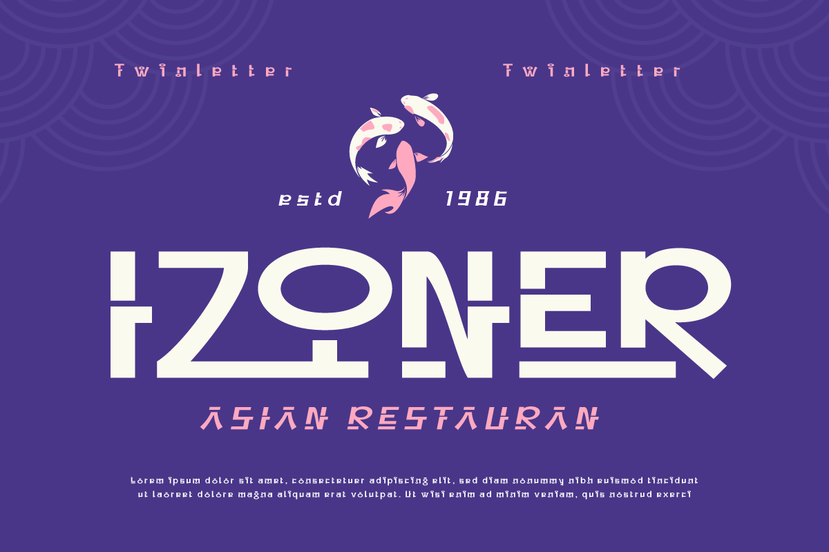 Utonaf - Korean Style Font, a Sans Serif Font by twinstd (Photo 3 of 10)