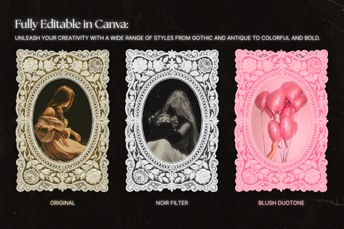 Sacred Lace Frames Bundle, an Object Graphic by The Flossy Finch (Photo 14 of 20)