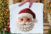 Leopard Print Crochet Christmas PNG, an Illustration by Craft Nest (Thumbnail 2 of 5)