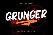 Grunger | Masculine Dry Brush, a Handwritten Font by Rissyletter Studio (Thumbnail 1 of 8)