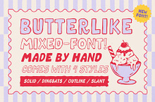 Butterlike Mixed Handmade Font