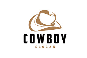 Cowboy hat logo simple old design, a Branding & Logo Template by Maylianaw28