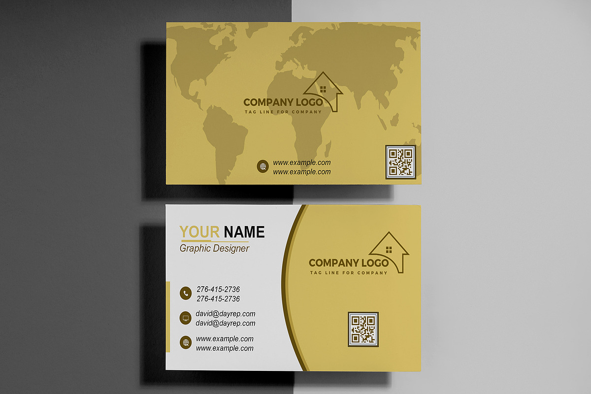 Elegant Visiting Card PSD preview 2
