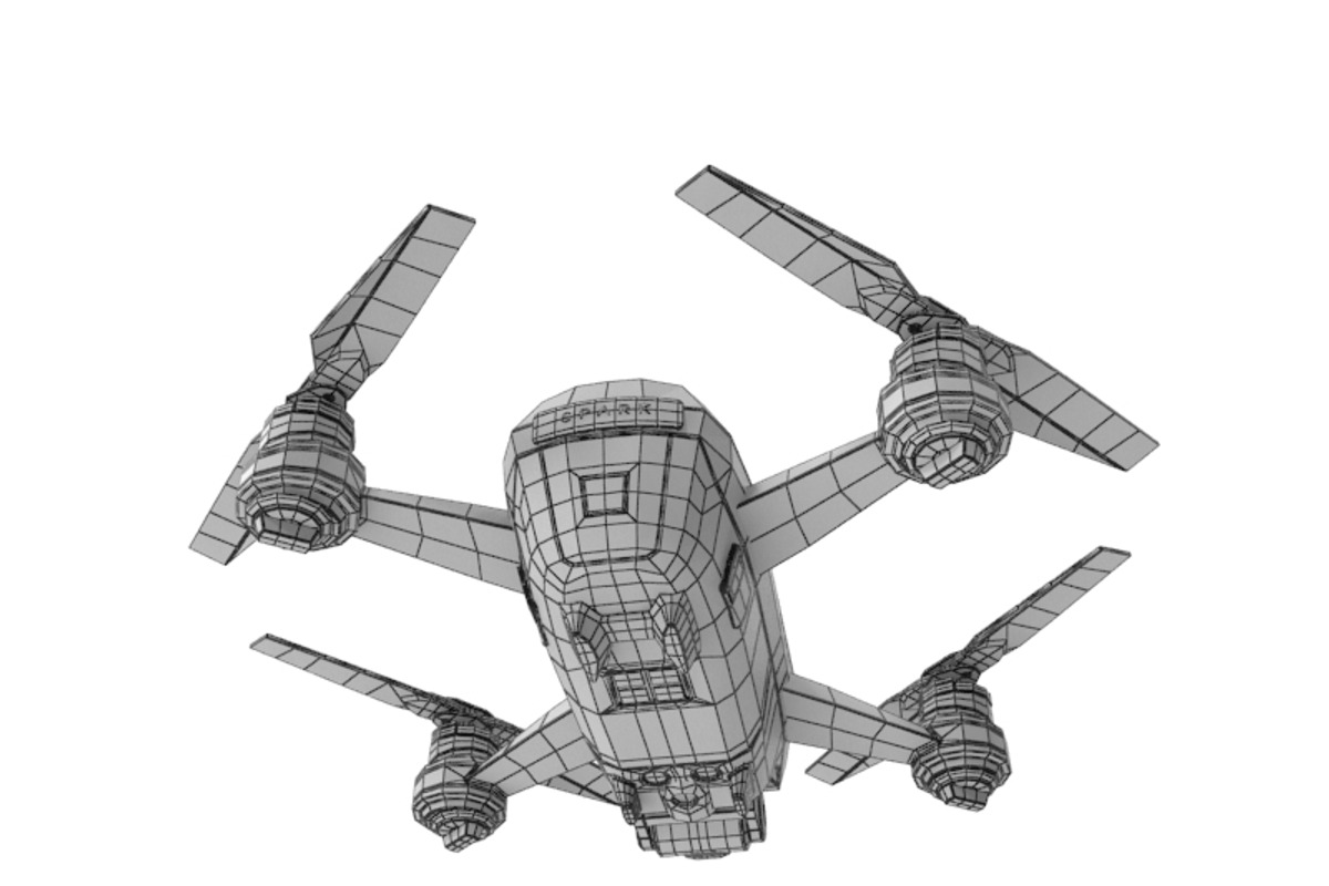 DJI Spark Mini Drone, an Object 3D Model by Tedi Permana (Photo 13 of 13)