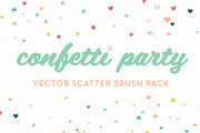 Confetti Party Scatter Brushes, a Brush Add-On by MoLa (Thumbnail 1 of 3)