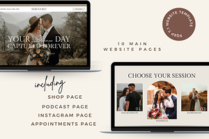 Squarespace 7.1 Template Serena Rey