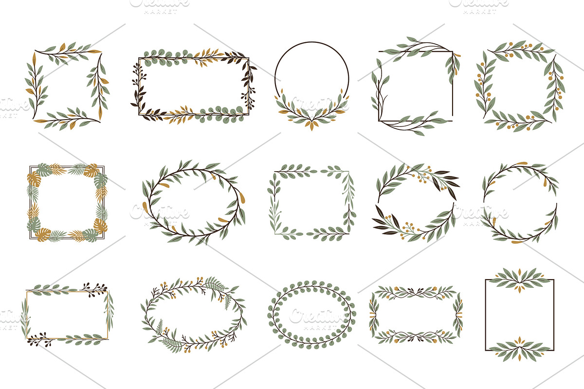 Botanical frames, an Object Graphic by Woters little shop (Photo 3 of 3)