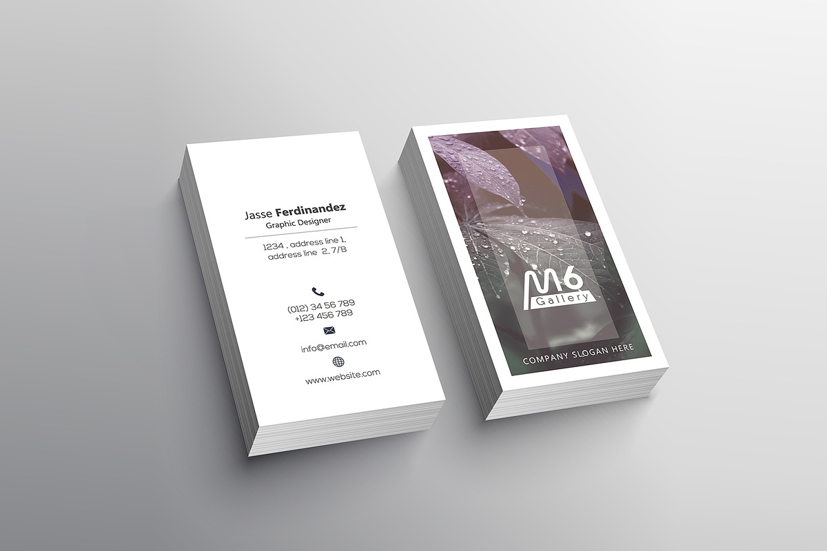 Unique 50 Business Card Bundle, a Business Card Template by M6 Gallery (Photo 67 of 151)
