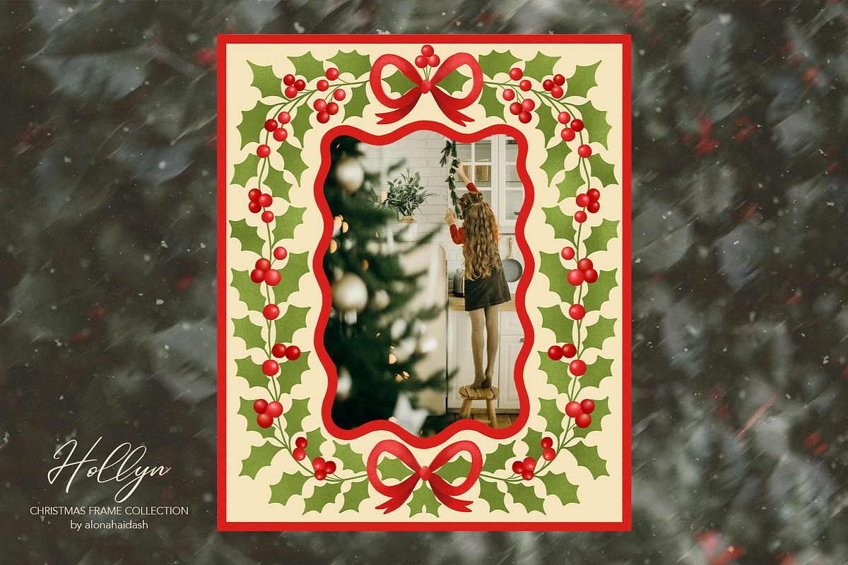 Hollyn · Christmas Frame Collection, an Object Graphic by alonahaidash (Photo 7 of 11)