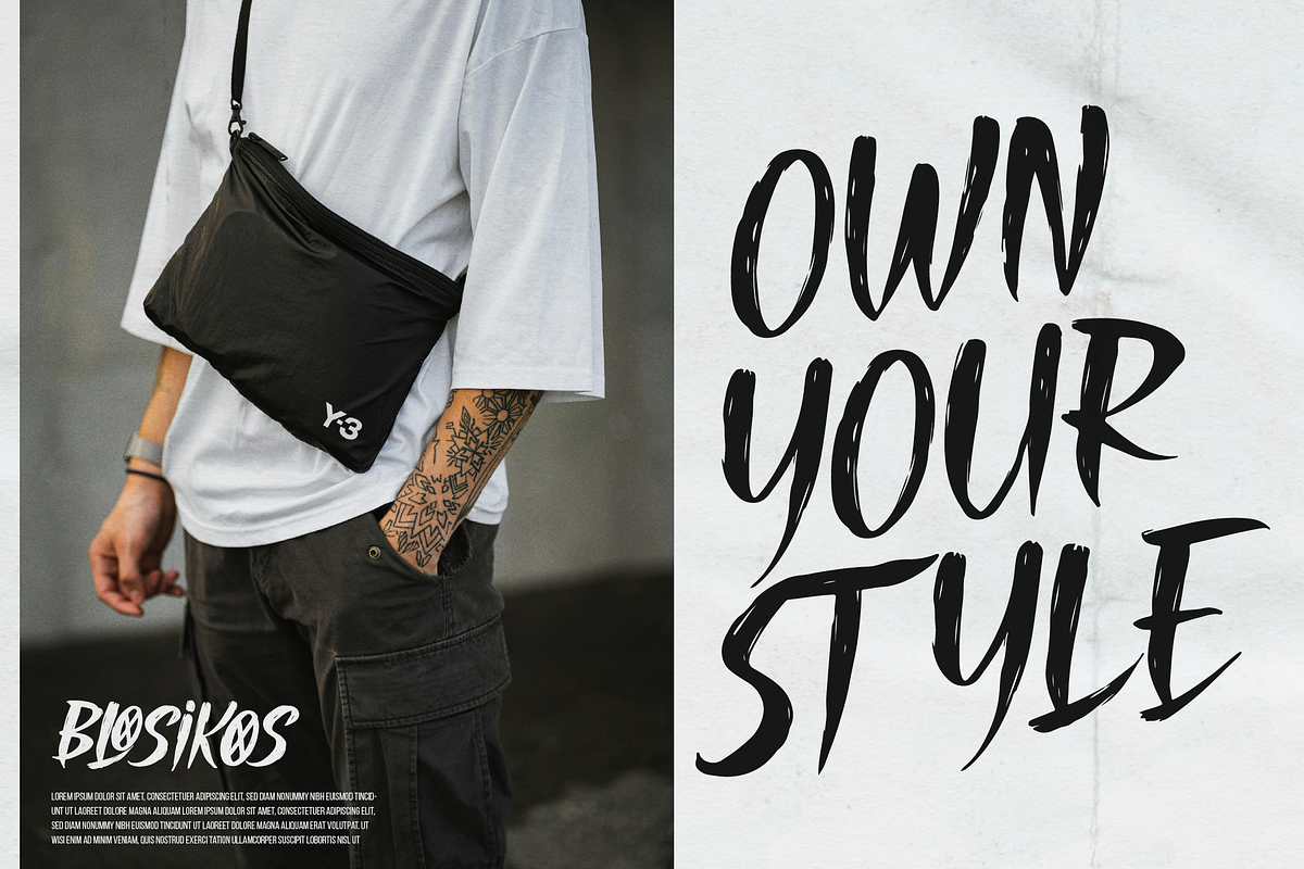 Blosikos | Hand Drawn Brush, a Handwritten Font by gracetype_studio (Photo 4 of 12)