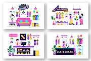 10 Skateboard Shop Illustration, a Sport Illustration by denayunebgt (Thumbnail 3 of 4)