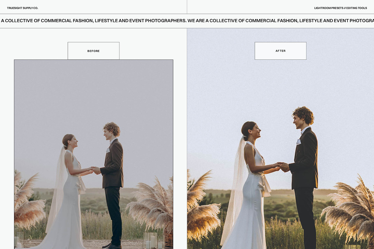Farmhouse Wedding - Lightroom Preset, a Preset Add-On by Truesight Supply Co. (Photo 4 of 10)