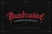 Ghober Display Blackletter, a Blackletter Font by infernostudio3 (Thumbnail 4 of 13)