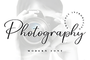 Photography Font Font, a Handwritten Font by Design Station (Thumbnail 1 of 3)