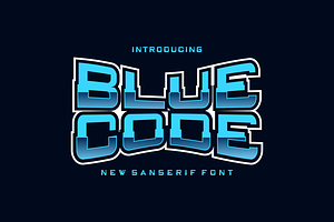 Blue Code, a Serif Font by albert_kalingga
