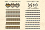 Sailor Mate's Rope Brushes V, a Brush Add-On by BAD TASTE (Thumbnail 3 of 6)