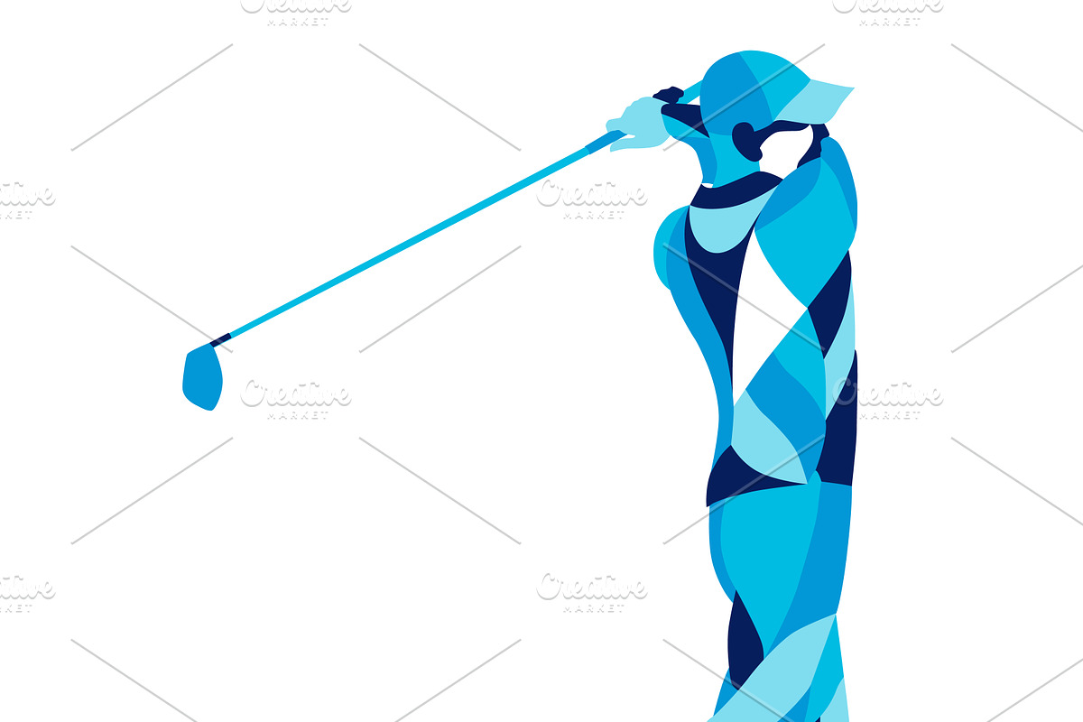Set of stylized people in sport, an Illustration by Infinity Creativity (Photo 14 of 21)
