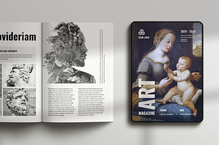 ART Magazine Layout Template