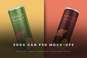Soda Can PSD Mock-Up, a Packaging Mockup by Thirtypath Studio (Thumbnail 1 of 5)