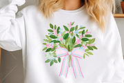 Watercolor Christmas Clipart Bundle, a Seasonal Illustration by Canvas Craft (Thumbnail 5 of 10)
