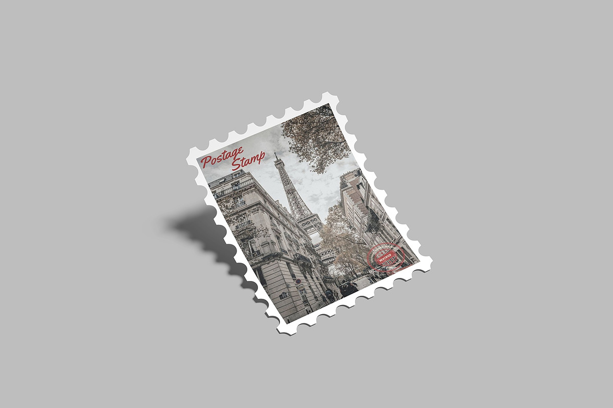 Postage Stamp Mockup, a Stationery Template by Amigos__46 (Photo 5 of 11)