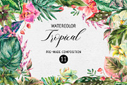 Tropical leaves graphic pack, an Illustration by Belusuab (Thumbnail 5 of 16)